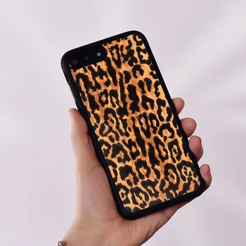Полевой Цветок Силиконовый Резиновый Чехол Для Телефона Чехол для iPhone 6 6S 7 8 Plus X XS XR 11 12 13 14 Mini Pro Max Leopard Love