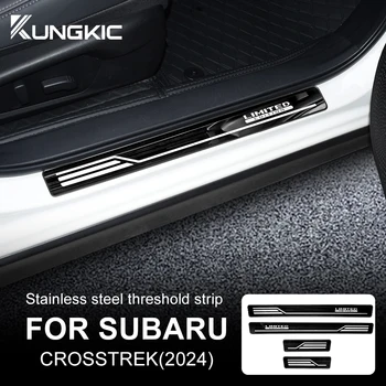 Защитная Накладка Накладки На Порог автомобиля Из Нержавеющей Стали для Subaru Crosstrek 2024 Внешние Аксессуары