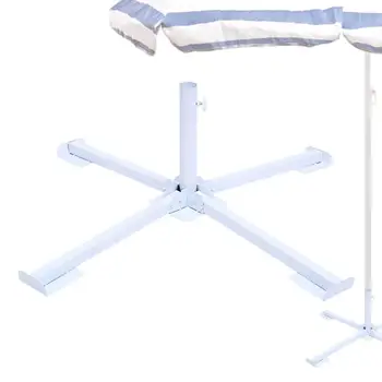 Подставка для паркового зонта Прочный и долговечный держатель для основания зонта для патио на открытом воздухе Простое в использовании сиденье для зонта, складывающееся крест-накрест на пляже