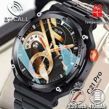 Прочные круглые смарт-часы мужские Ip68 Водонепроницаемые спортивные часы для фитнеса с Bluetooth-вызовом Smartwatch 2024 для Andriod ios