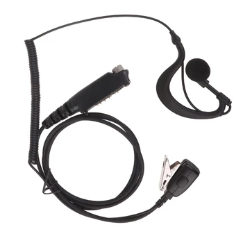Прямая поставка Чистый звук Изогнутый наушник гарнитура ABS Наушники для радиостанций STP9000 STP8000