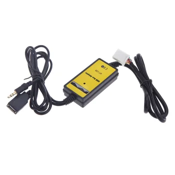 Автоматический Автомобильный USB-адаптер Aux-in, MP3-плеер, радиоинтерфейс для Toyota Camry/ Corolla/ Matrix 2 * 6Pin