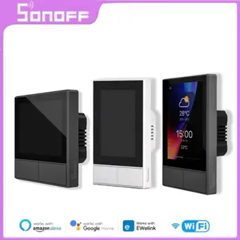 Настенный выключатель SONOFF NS Panel Smart Scene EU/ US Wifi Smart Thermostat Display Switch Control Работает с Ewelink Alexa Google Home