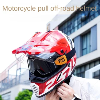 LS2 Twin Shield Шлем для мотокросса с Двойными Линзами PIONEER EVO Мотоциклетные Шлемы Для Бездорожья MX436 Capacete Moto Casco Casque