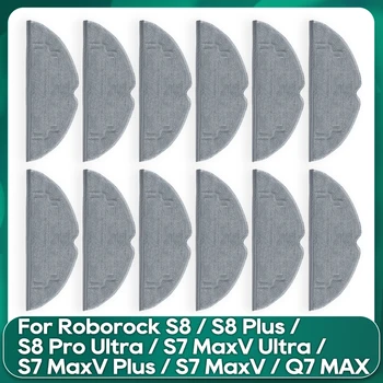 Совместимость С Roborock S8/S8 +/S8 Pro Ultra/S7 MaxV Ultra/S7 MaxV Plus/Q7 MAX Аксессуары Для Замены Тряпок Для Швабры
