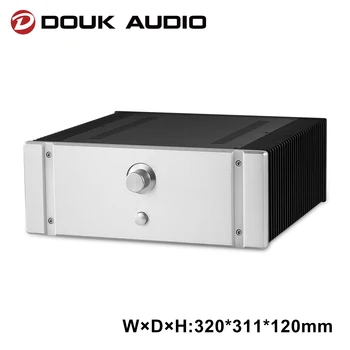 Douk Audio HiFi Алюминиевое Шасси Корпус Усилителя мощности Корпус ЦАП Шкаф DIY Металлический корпус W320mm × D311mm × H120mm