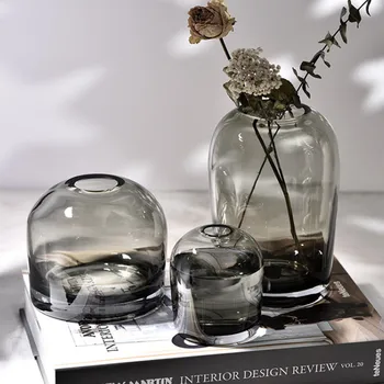 Простая ваза в европейском стиле creative INS стеклянный цветок гостиная обеденный стол ваза для цветов поделки