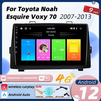 Мультимедиа для Toyota Noah Esquire Voxy 70 2007-2013 Автомагнитола 2 Din Android Стерео GPS Carplay Навигация Головное Устройство Авторадио
