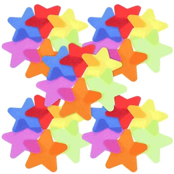 Ковер Ковер 30шт Ковер в форме звезды точечные маркеры для пола в классе учителей Цветной маркер звездный ковер