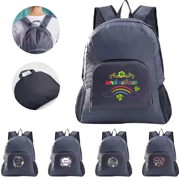 Складной рюкзак Легкий для кемпинга и пешего туризма на открытом воздухе, Сверхлегкий складной рюкзак, дорожная походная сумка, спортивные сумки для мужчин и женщин