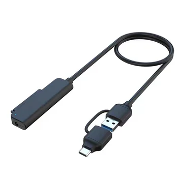 Кабель-адаптер USB 3.0 Type-C на SATA 22Pin, Сверхбыстрая передача данных, кабель-конвертер SATA Для 2,5-дюймовых жестких дисков SSD HDD