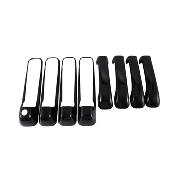 Крышка дверной ручки для пикапа Dodge Ram 1500 2500 3500 4000 09-18 Аксессуары для стайлинга экстерьера автомобиля Ярко-черный 8ШТ