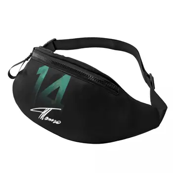 Крутая поясная сумка для бега на мотоцикле Alonso для мужчин и женщин, поясная сумка для спортивного автомобиля Fernando, поясная сумка для телефона и денег
