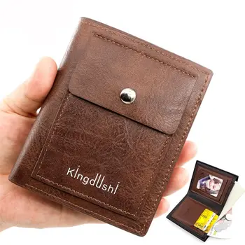Мягкий 3-х кратный кошелек, портативная многопозиционная водонепроницаемая мужская сумка для рук, прочный мужской карман для монет для путешествий