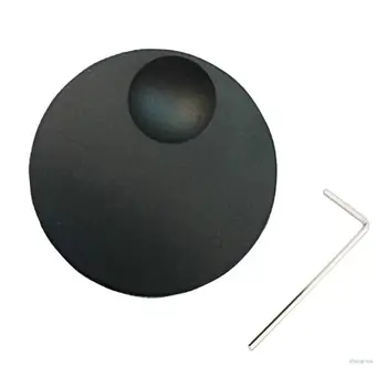 Ручка Регулировки громкости M5TD Черная Алюминиевая Ручка для Аксессуаров Потенциометра 6 мм