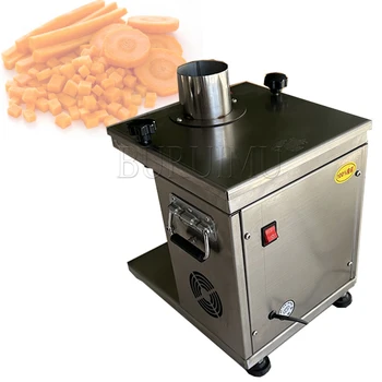 Электрическая машина для резки овощей Коммерческий измельчитель для нарезки кубиками Многофункциональный комбайн для нарезки картофеля