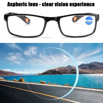Ультралегкие портативные складные очки для чтения Vision Care, Плоские зеркальные очки для защиты от ультрафиолетовых синих лучей, Очки для пресбиопии