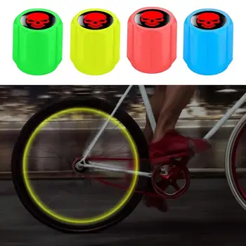 Универсальная воздушная насадка для автомобильных шин, Ночная Самосветящаяся воздушная насадка для шин, Светящийся сердечник клапана мотоцикла, электромобиля, велосипеда