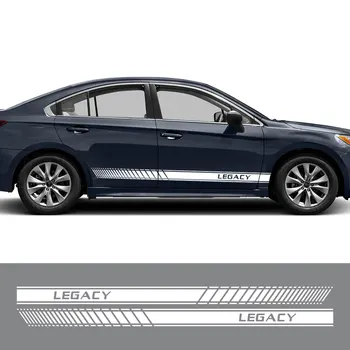2 шт. Наклейки с буквами на боковые двери автомобиля для Subaru Legacy b4 bl5, Аксессуары, Автотюнинг, спортивная графика, виниловые наклейки на пленки