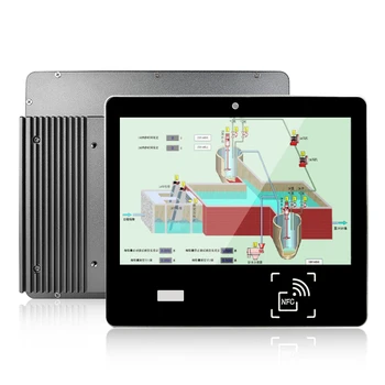Индивидуальный продукт промышленный ПК aio четырехъядерный 10,1-дюймовый планшет Android со сканером штрих-кода, планшетный киоск