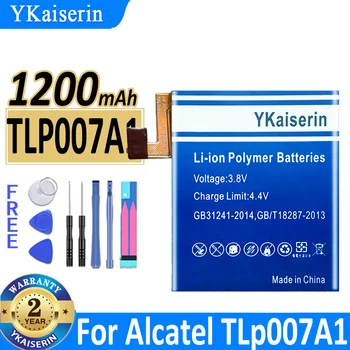 YKaiserin Аккумулятор Емкостью 1200 мАч Для Аккумуляторов Мобильных Телефонов Alcatel TLp007A1 + Бесплатные Инструменты