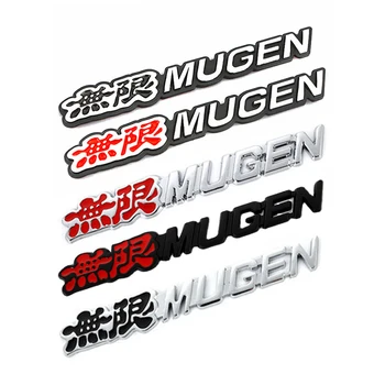 3D Металлический Логотип Mugen Эмблема Багажника Автомобиля Значок Для Honda Civic Accord 7 Type R FN2 FK8 Fit Jazz RS CRX Mugen Наклейка Аксессуары