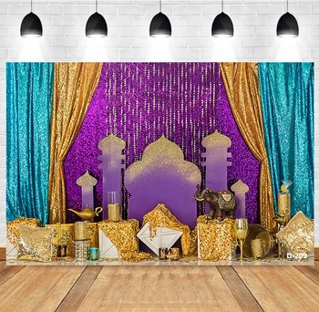Жасмин Аладдин Принцесса Арабских Ночей Золотой Дворец Замок Волшебная Лампа День Рождения Фото Фоны Фон Для Фотосъемки