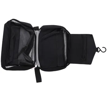 Черная мужская сумка для туалетных принадлежностей, подвесная сумка-органайзер для бритвенных принадлежностей, идеальный аксессуар для путешествий
