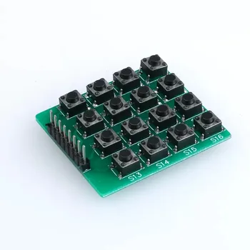 Микропереключатель 4X4 матричная клавиатура с 16 клавишами MCU модуль расширения клавиатуры