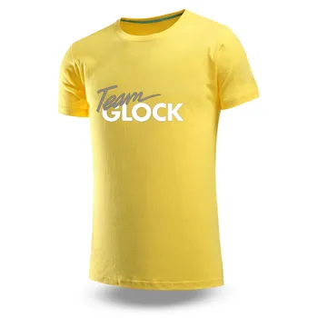 Glock Perfect Shooting 2023 Летняя новая мужская футболка, свободная одежда с коротким рукавом и модным принтом, удобный дышащий топ