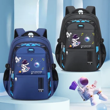 Студенческий рюкзак 2023 New Boys ' Astronaut, школьный рюкзак для детей 3-6 классов, Водонепроницаемый школьный рюкзак для младших школьников большой емкости