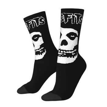 Мужские носки Missets Rock Music Crew, носки унисекс в стиле провокации, забавные носки ужасов с 3D-принтом, носки в стиле панк