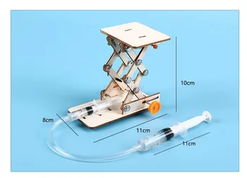 Наука и технологии, гидравлический подъемный стол для мелкого производства, детское научное экспериментальное оборудование, изобретенное вручную