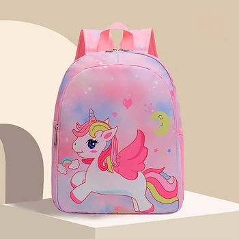 Winkinlin Рюкзак для маленьких девочек, школьная сумка принцессы с мультяшным принтом для девочек, рюкзак для детского сада, подарок для детей