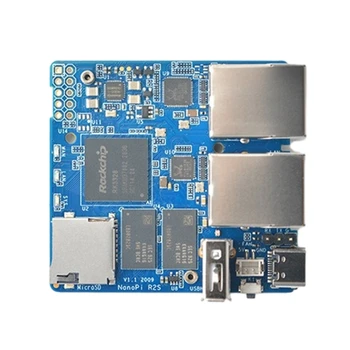 16FB для NanoPi R2S Надежный мини-маршрутизатор с сетевыми портами DualGbps Openwrt/LEDE