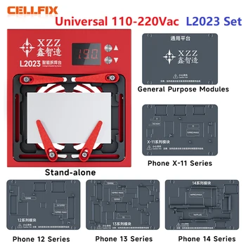 Предварительный нагреватель MasterXu XZZ L2023 для iPhone X/11/12/13/14 Набор инструментов для ремонта печатной платы Pro Max с подогревом среднего слоя Face ID