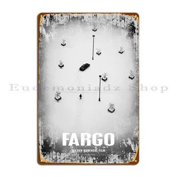 Металлические вывески Fargo Персонализированные Кинопластинки Украшение Печать Жестяная вывеска Плакат