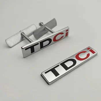 3d Металлический Логотип TDCI Значок Передняя Решетка Автомобиля Эмблема Багажника Наклейка Для Ford Fcous Mondeo C Max Fusion Fiesta TDCI Стикеры Аксессуары