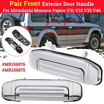 Задняя 1 Пара Наружных Дверных Ручек Для Mitsubishi Montero Pajero V46 V31 V32 V33 V43 V45 V46 MR156877 MR156878