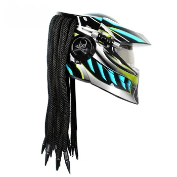 BSDDP Популярные мотоциклетные шлемы с раздетым лицом Predator Cool Классический шлем Анфас