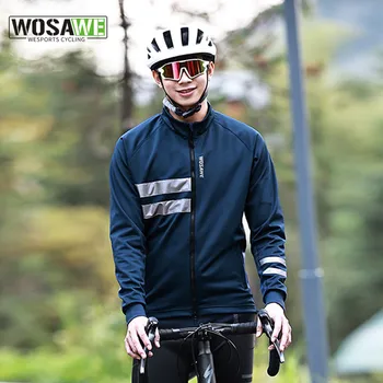 Мужская зимняя велосипедная куртка WOSAWE MTB Bike Coat Велосипедная одежда Майки для велоспорта с длинным рукавом Куртки Ciclismo