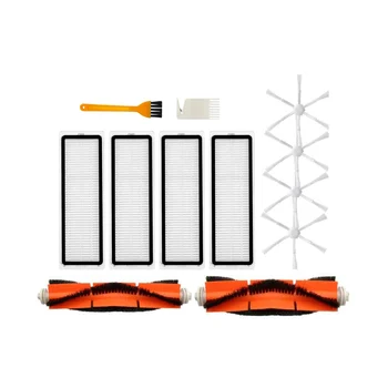 Набор аксессуаров 12ШТ для Xiaomi Mi Vacuum Mop 2 STYTJ03ZHM Робот-пылесос Основная Боковая щетка Hepa Фильтр