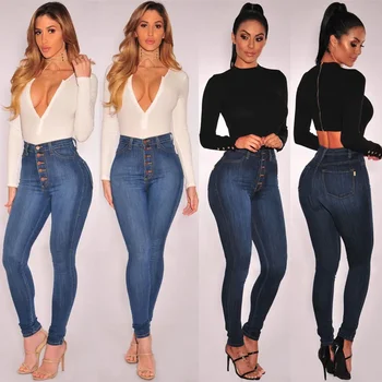 Женские винтажные джинсы, осень и зима, сексуальные эластичные узкие джинсы с высокой талией, женские горячие брюки, одежда, женские брюки