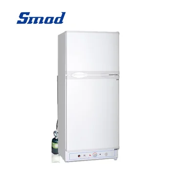 Smad 6,1 Куб. см Пропановый холодильник Газовый 110 В Электрический холодильник с 2-сторонней морозильной камерой для кемпинга с контролем температуры из нержавеющей стали