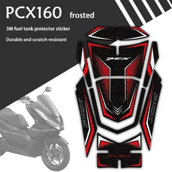 PCX160 Матовая наклейка для аксессуаров для мотоциклов, Комплект декоративных наклеек, Защитная накладка для топливного бака с газойлем для Honda pcx 160