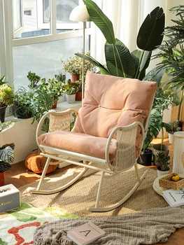 Кресло-качалка, гостиная для взрослых, балкон, онлайн-досуг знаменитостей, кресло-качалка, садовое кресло из ротанга, ленивый диван, кресло