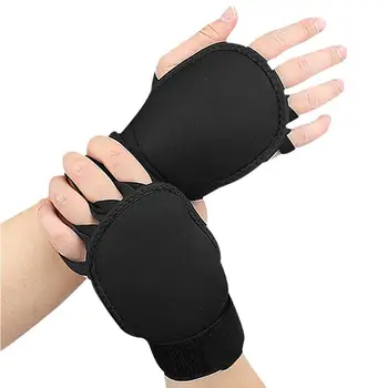 Утяжеленные Перчатки Мужские Дышащие Тренировочные Перчатки с разделением пальцев Спортивное Защитное снаряжение Многофункциональное Удобное Регулируемое