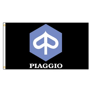 FLAGDOM, 90x150 см, Флаг Piaggio, мотоциклетный баннер с принтом из полиэстера для декора