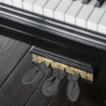 Комплект из 3 предметов, Пылезащитный чехол для педали пианино, Пылезащитный защитный чехол для вертикального пианино