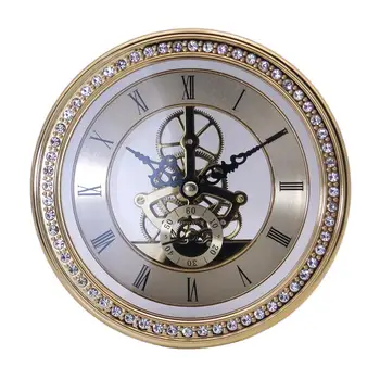 Механизм со вставкой в виде ретро-часов-скелетов.83-дюймовые миниатюрные часы с римскими цифрами